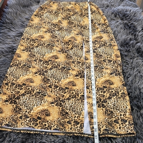 Cat Print Skirt or Dress Size Large Made in USA - Picture 4 of 8